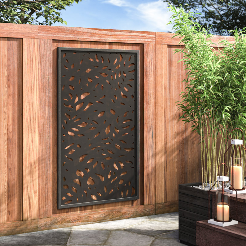 Sol 72 Outdoor™ 5 ft. x 3 ft. Wivenhoe Framed Decorative Composite